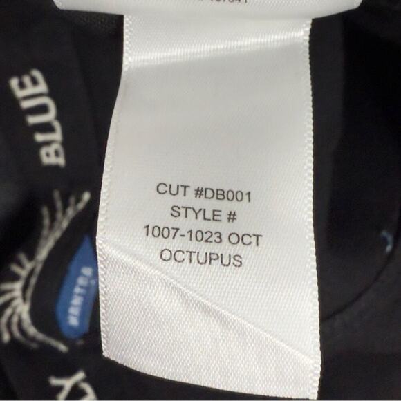 Daily Blue By AG Mantra Wide Barrel Leg Jeans Coated Octopus Button Fly 29 NEW - Picture 14 of 16